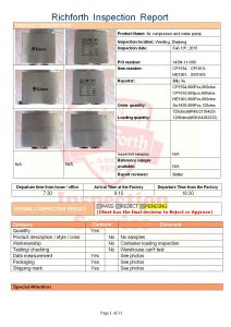 Container Loading Inspection Report